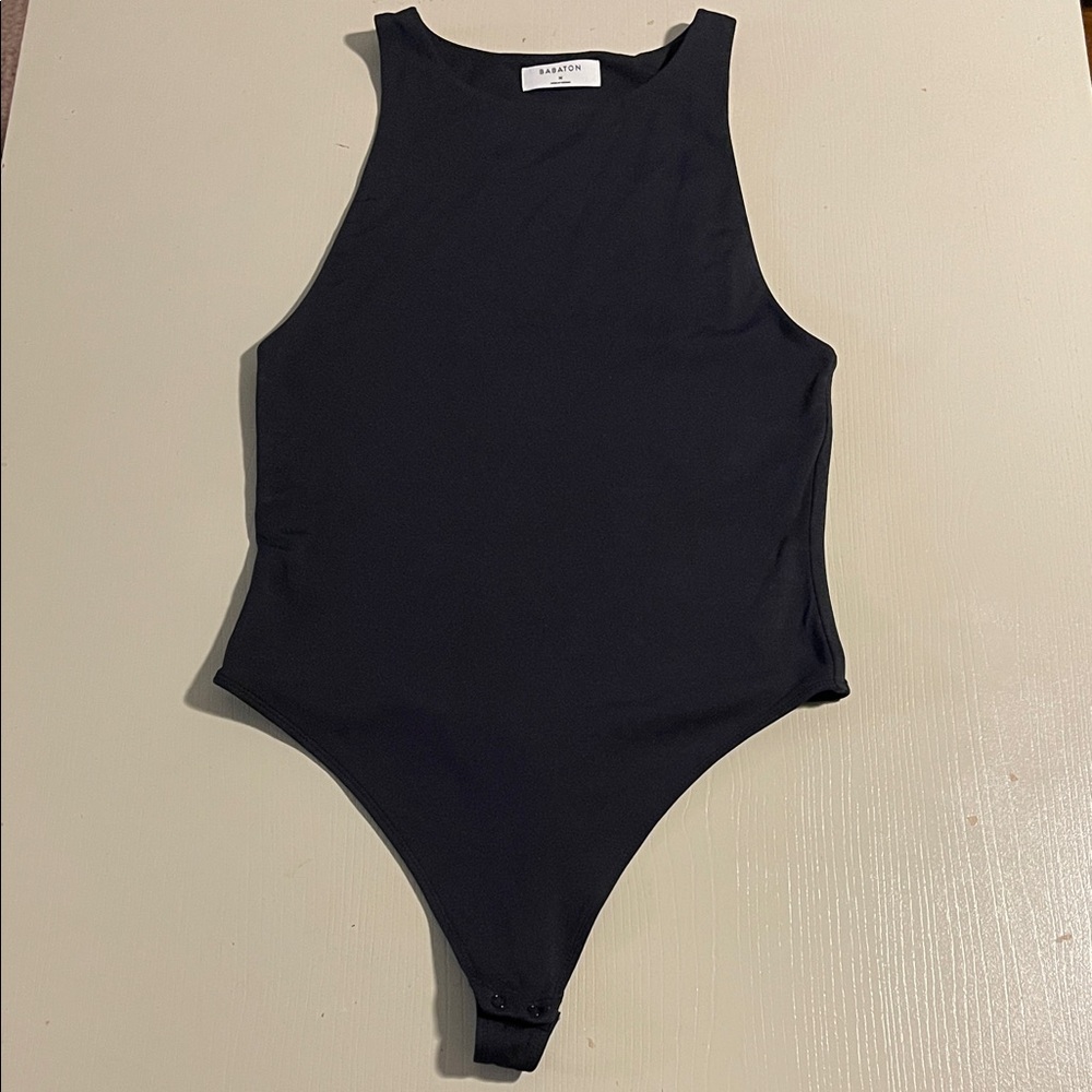 Babaton Black Sleeveless Bodysuit- Size Medium